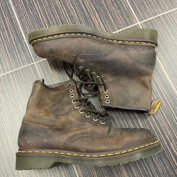 Dr. Martens | Shoes | Dr Marten Brown Lace Up Boots | Poshmark display picture 1